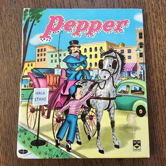 Pepper Hardback Vintage 1955 Top Tales Whitman Lydia Caplan Ben Williams Book - Picture 1 of 5